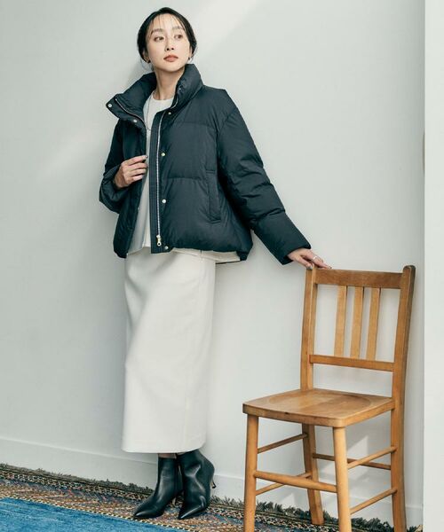 UNTITLED / アンタイトル ロング・マキシ丈スカート | 【ウエストゴム/タイト/スポーティー】ダンボールジャージスカート | 詳細3