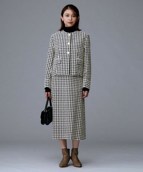 UNTITLED / アンタイトル スカート | 【セットアップ可能/きれいめ】クラシックチドリ スカート | 詳細6