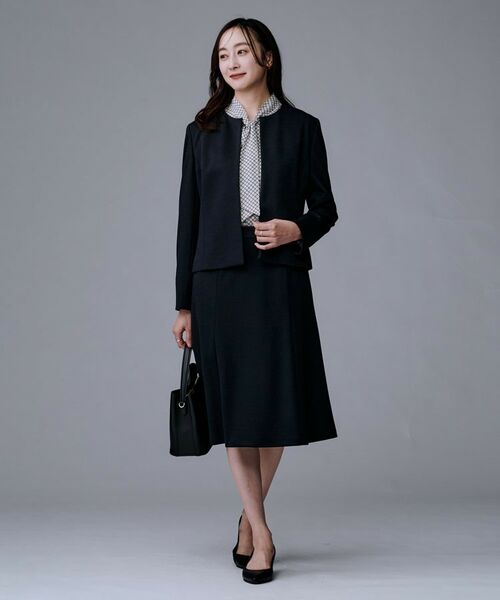 UNTITLED / アンタイトル ミニ・ひざ丈スカート | 【洗えるスーツ/ストレッチ】ウール混ジャージ マーメイドスカート | 詳細10