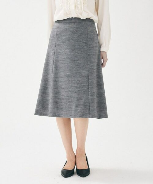 UNTITLED / アンタイトル ミニ・ひざ丈スカート | 【洗えるスーツ/ストレッチ】ウール混ジャージ マーメイドスカート | 詳細13