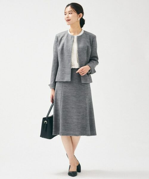 UNTITLED / アンタイトル ミニ・ひざ丈スカート | 【洗えるスーツ/ストレッチ】ウール混ジャージ マーメイドスカート | 詳細15