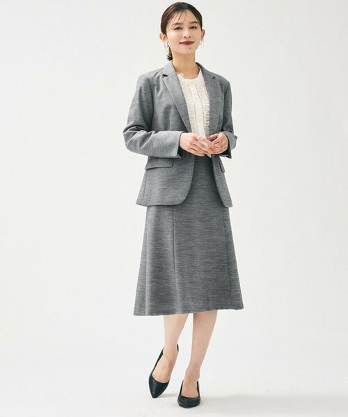 UNTITLED / アンタイトル ミニ・ひざ丈スカート | 【洗えるスーツ/ストレッチ】ウール混ジャージ マーメイドスカート | 詳細16