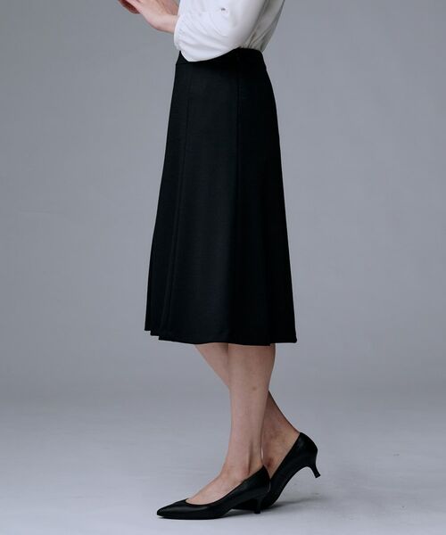 UNTITLED / アンタイトル ミニ・ひざ丈スカート | 【洗えるスーツ/ストレッチ】ウール混ジャージ マーメイドスカート | 詳細3