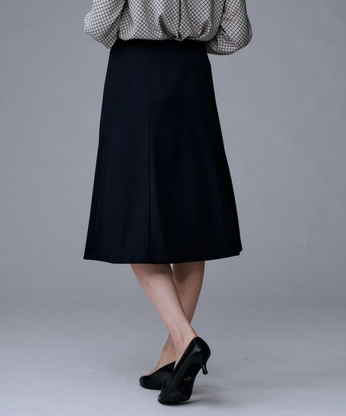 UNTITLED / アンタイトル ミニ・ひざ丈スカート | 【洗えるスーツ/ストレッチ】ウール混ジャージ マーメイドスカート | 詳細9