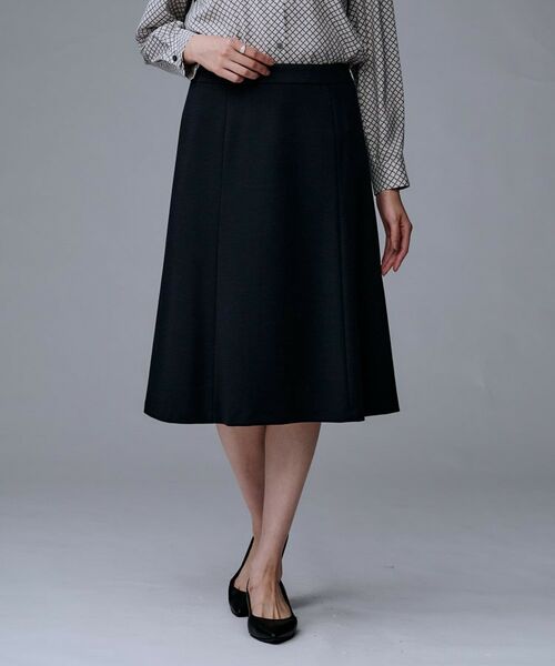 UNTITLED/アンタイトル 【洗えるスーツ/ストレッチ】ウール混ジャージ マーメイドスカート ネイビー(094) 46(4L) UNTITLED/アンタイトル 【洗えるスーツ/ストレッチ】ウール混ジャージ マーメイドスカート ネイビー(094) 46(4L)