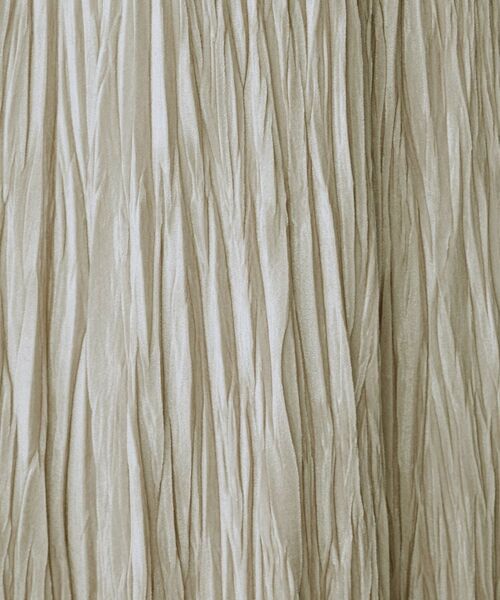 UNTITLED / アンタイトル ロング・マキシ丈スカート | 【ウエストゴム／着映え】ランダムプリーツベロアスカート | 詳細9