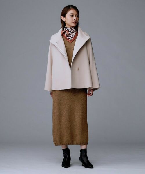 UNTITLED / アンタイトル ロング・マキシ丈スカート | 【セットアップ可能/ウエスト総ゴム】ラメニットナロースカート | 詳細12