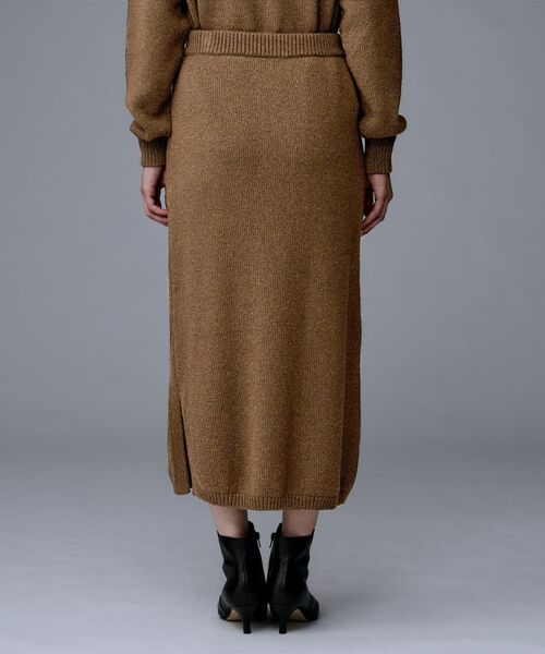 UNTITLED / アンタイトル ロング・マキシ丈スカート | 【セットアップ可能/ウエスト総ゴム】ラメニットナロースカート | 詳細16