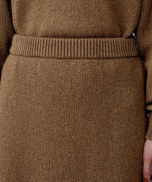 UNTITLED / アンタイトル ロング・マキシ丈スカート | 【セットアップ可能/ウエスト総ゴム】ラメニットナロースカート | 詳細17