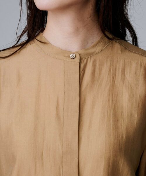 UNTITLED / アンタイトル シャツ・ブラウス | 【ボウタイリボン/バンドカラー/レイヤード】2WAYシアーブラウス | 詳細19