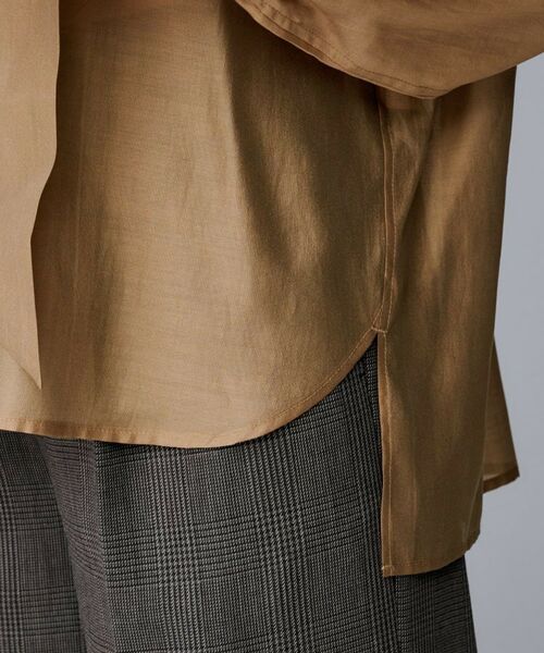 UNTITLED / アンタイトル シャツ・ブラウス | 【ボウタイリボン/バンドカラー/レイヤード】2WAYシアーブラウス | 詳細22