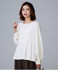 UNTITLED / アンタイトル シャツ・ブラウス | 【重ね着/きれいめトップス/フォーマル】レイヤード ペプラムブラウス