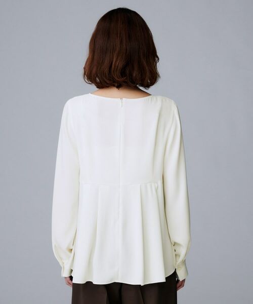 UNTITLED / アンタイトル シャツ・ブラウス | 【重ね着/きれいめトップス/フォーマル】レイヤード ペプラムブラウス | 詳細10