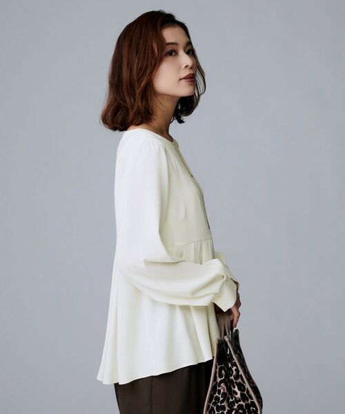 UNTITLED / アンタイトル シャツ・ブラウス | 【重ね着/きれいめトップス/フォーマル】レイヤード ペプラムブラウス | 詳細3