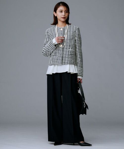 UNTITLED / アンタイトル シャツ・ブラウス | 【重ね着/きれいめトップス/フォーマル】レイヤード ペプラムブラウス | 詳細6