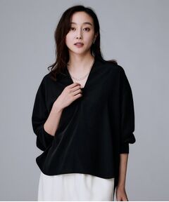 UNTITLED / アンタイトル シャツ・ブラウス | 【セットアップ可/スキッパー/ゆったり】リラクパウダーシャツ