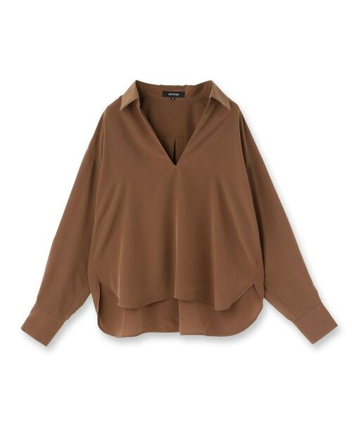 UNTITLED / アンタイトル シャツ・ブラウス | 【セットアップ可/スキッパー/ゆったり】リラクパウダーシャツ | 詳細1