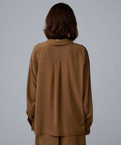 UNTITLED / アンタイトル シャツ・ブラウス | 【セットアップ可/スキッパー/ゆったり】リラクパウダーシャツ | 詳細14