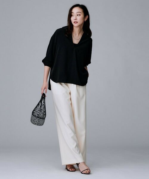 UNTITLED / アンタイトル シャツ・ブラウス | 【セットアップ可/スキッパー/ゆったり】リラクパウダーシャツ | 詳細5