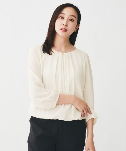 UNTITLED / アンタイトル シャツ・ブラウス | 【通勤スーツ/オフィス/フォーマル】パウダリーブラウス | 詳細10