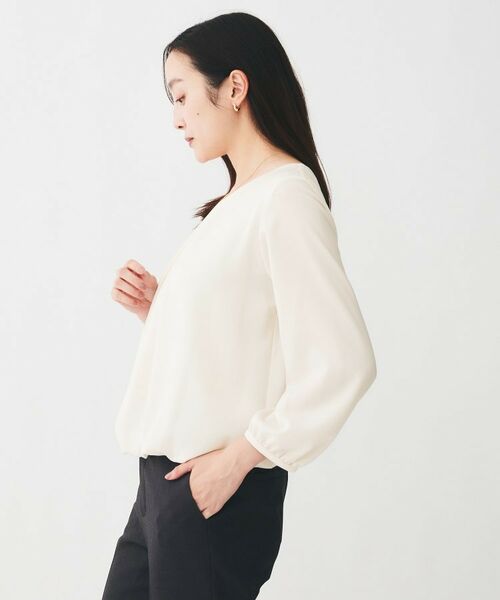 UNTITLED / アンタイトル シャツ・ブラウス | 【通勤スーツ/オフィス/フォーマル】パウダリーブラウス | 詳細11