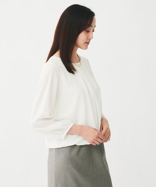 UNTITLED / アンタイトル シャツ・ブラウス | 【通勤スーツ/オフィス/フォーマル】パウダリーブラウス | 詳細3