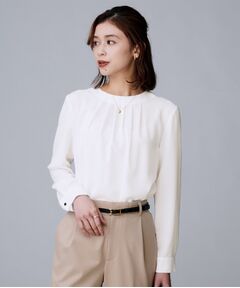UNTITLED / アンタイトル シャツ・ブラウス | 【通勤スーツ/オフィス/フォーマル】タックブラウス
