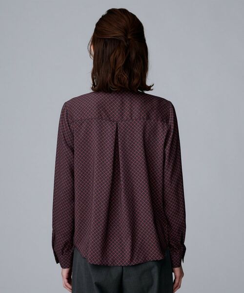 UNTITLED / アンタイトル シャツ・ブラウス | 【ボウタイ/通勤スーツ/オフィス】スクエアプリントブラウス | 詳細12
