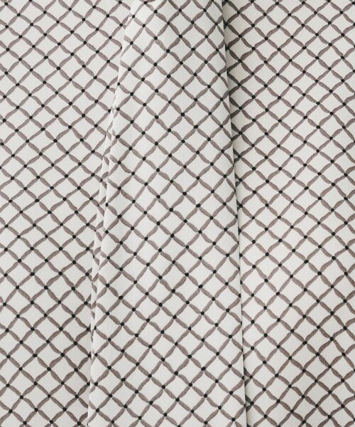 UNTITLED / アンタイトル シャツ・ブラウス | 【ボウタイ/通勤スーツ/オフィス】スクエアプリントブラウス | 詳細5