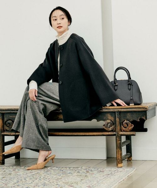 UNTITLED / アンタイトル その他アウター | 【ミディ丈/軽やか】セミラグランリバー コート | 詳細11