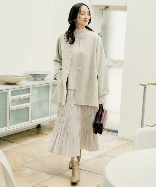 UNTITLED / アンタイトル その他アウター | 【ミディ丈/軽やか】セミラグランリバー コート | 詳細17