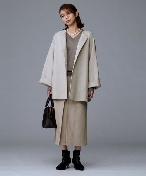UNTITLED / アンタイトル その他アウター | 【ミディ丈/軽やか】セミラグランリバー コート | 詳細18