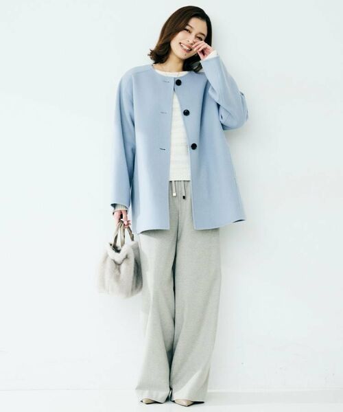 UNTITLED / アンタイトル その他アウター | 【ミディ丈/軽やか】セミラグランリバー コート | 詳細24