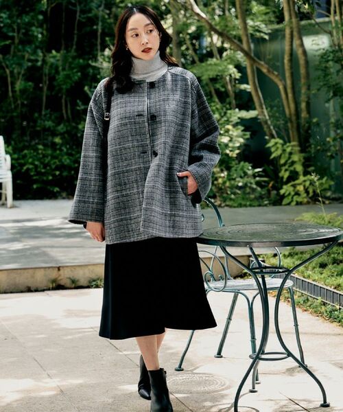 UNTITLED / アンタイトル その他アウター | 【ミディ丈/軽やか】セミラグランリバー コート | 詳細27