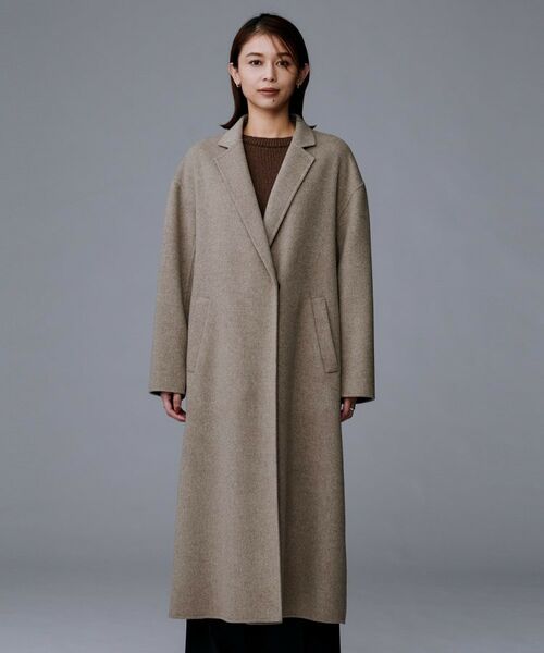 UNTITLED / アンタイトル その他アウター | 【ロング丈/軽やか】テーラード リバーコート | 詳細13