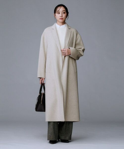 UNTITLED / アンタイトル その他アウター | 【ロング丈/軽やか】テーラード リバーコート | 詳細5