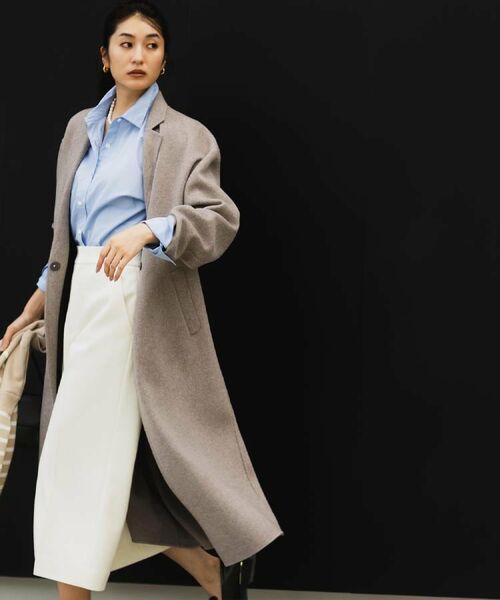 UNTITLED / アンタイトル その他アウター | 【ロング丈/軽やか】テーラード リバーコート | 詳細7