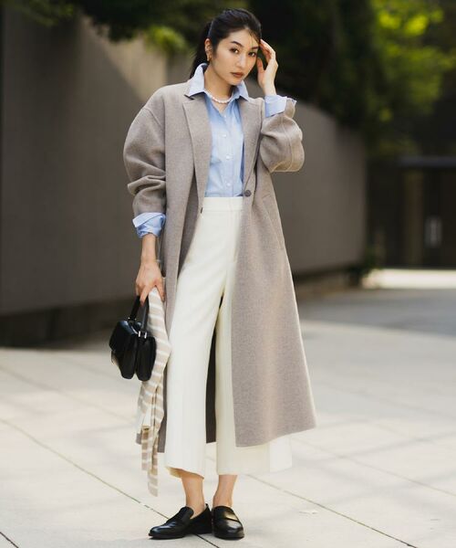 UNTITLED / アンタイトル その他アウター | 【ロング丈/軽やか】テーラード リバーコート | 詳細9