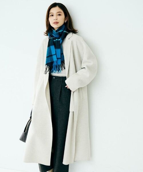 UNTITLED / アンタイトル その他アウター | 【ロング丈/軽やか】テーラード リバーコート(グレージュ(050))