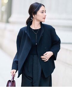 UNTITLED / アンタイトル その他アウター | 【着回しが効く／オンオフアウター】ウールショートコート