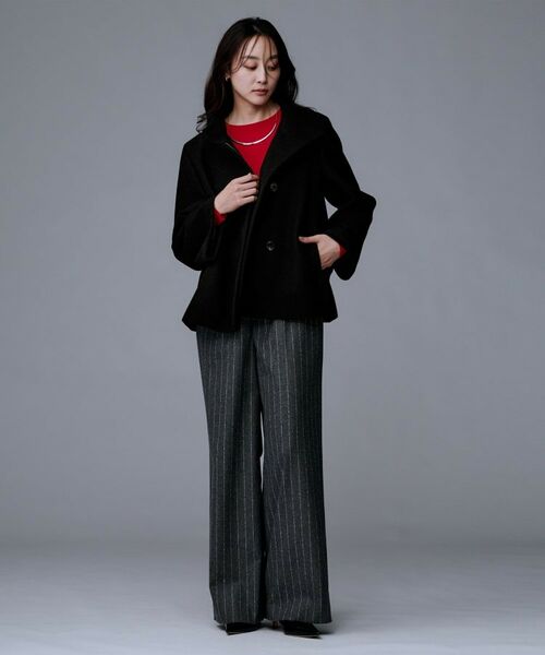 UNTITLED / アンタイトル その他アウター | 【着回しが効く/オンオフアウター】ウールショートコート | 詳細10