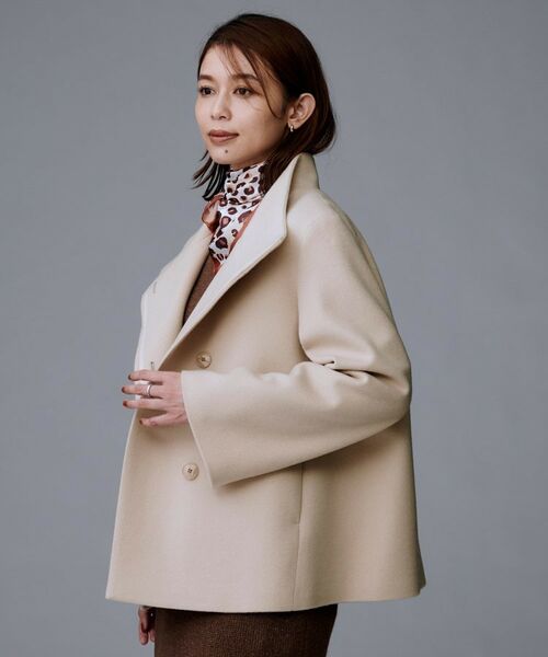 UNTITLED / アンタイトル その他アウター | 【着回しが効く/オンオフアウター】ウールショートコート | 詳細16