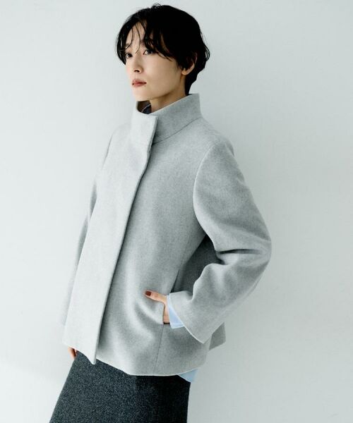 UNTITLED / アンタイトル その他アウター | 【着回しが効く/オンオフアウター】ウールショートコート | 詳細2