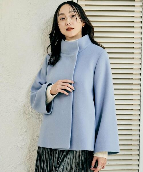 UNTITLED / アンタイトル その他アウター | 【着回しが効く/オンオフアウター】ウールショートコート | 詳細20