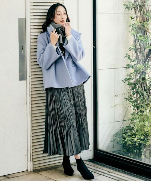 UNTITLED / アンタイトル その他アウター | 【着回しが効く/オンオフアウター】ウールショートコート | 詳細22