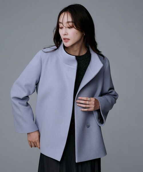UNTITLED / アンタイトル その他アウター | 【着回しが効く/オンオフアウター】ウールショートコート | 詳細23