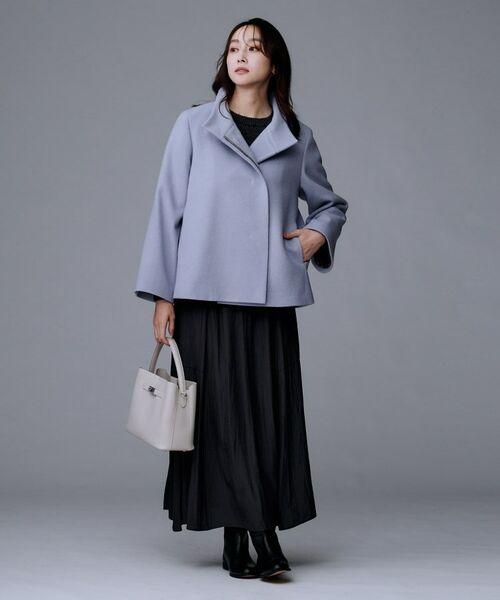 UNTITLED / アンタイトル その他アウター | 【着回しが効く/オンオフアウター】ウールショートコート | 詳細24