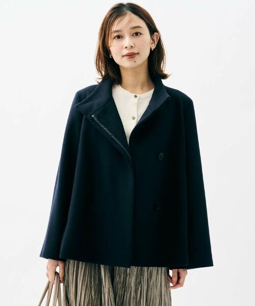 UNTITLED / アンタイトル その他アウター | 【着回しが効く/オンオフアウター】ウールショートコート | 詳細26