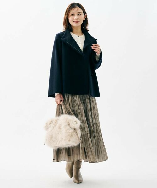 UNTITLED / アンタイトル その他アウター | 【着回しが効く/オンオフアウター】ウールショートコート | 詳細28