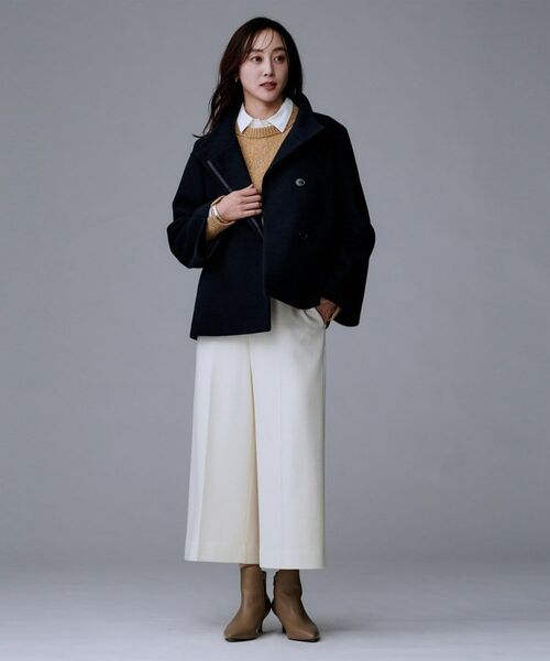 UNTITLED / アンタイトル その他アウター | 【着回しが効く/オンオフアウター】ウールショートコート | 詳細30